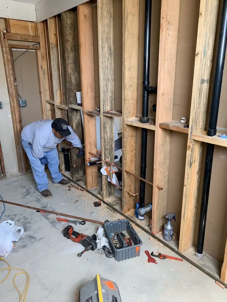 Commercial rough-in plumbing for Gas Line Repair in Urban Honolulu